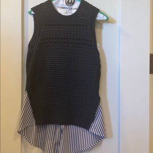 Veronica beard knit tank blouse